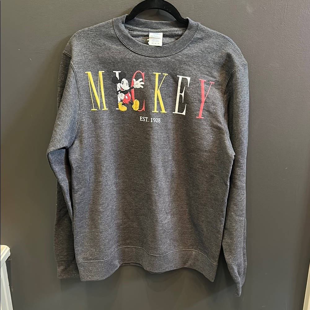 Disney | Mickey‎ Mouse Sweatshirt Classic Vintage Design | Medium | NWOT
